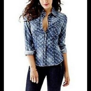 Guess Lalima Quattro G Denim Shirt